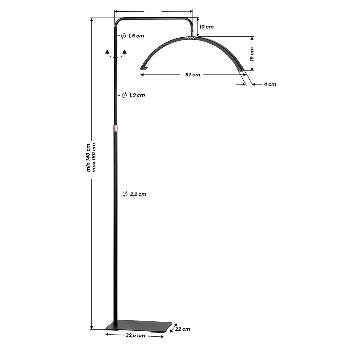 Lampe de traitement des cils