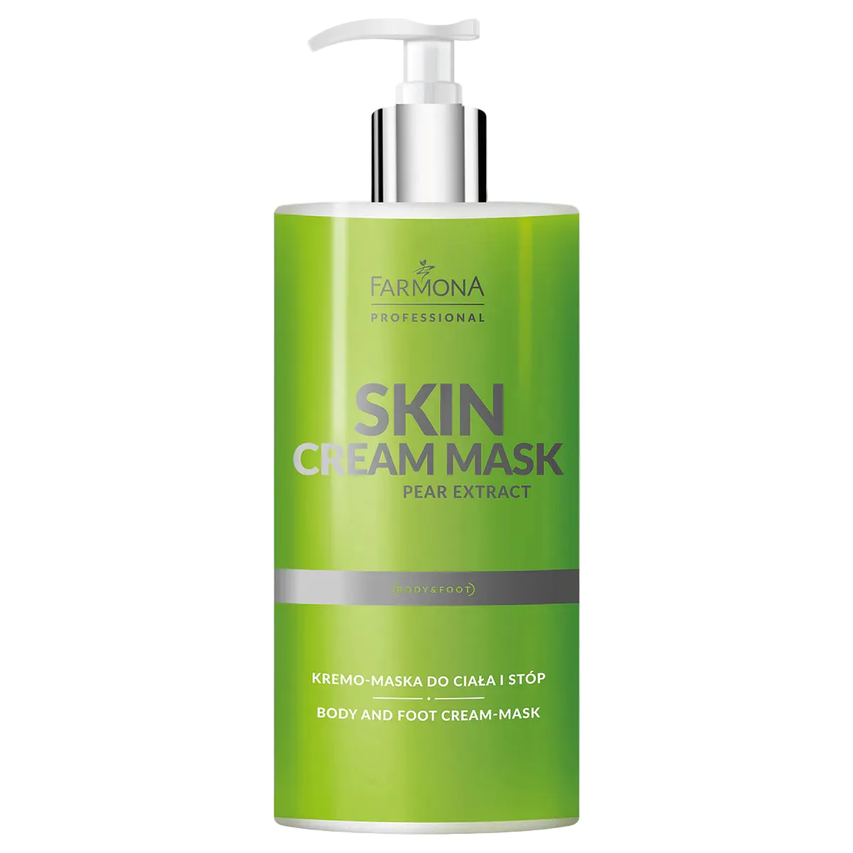 Farmona Skin Cream Mask – Mascarilla en Crema Profesional "Pear Extract" para Cuerpo y Pies, 500 ml