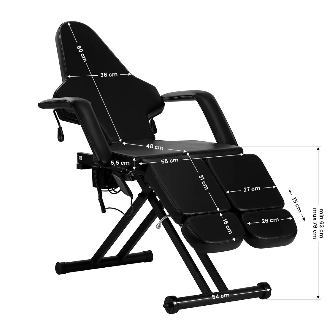 Electric tattoo chair