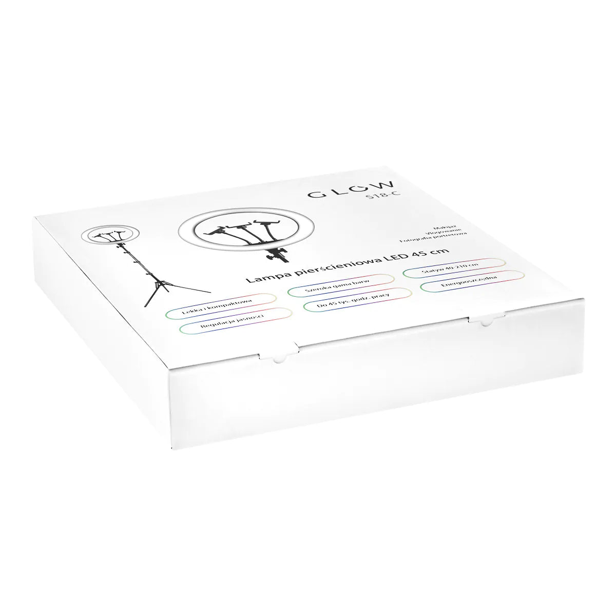 LED lámpara de aro de pie 18"