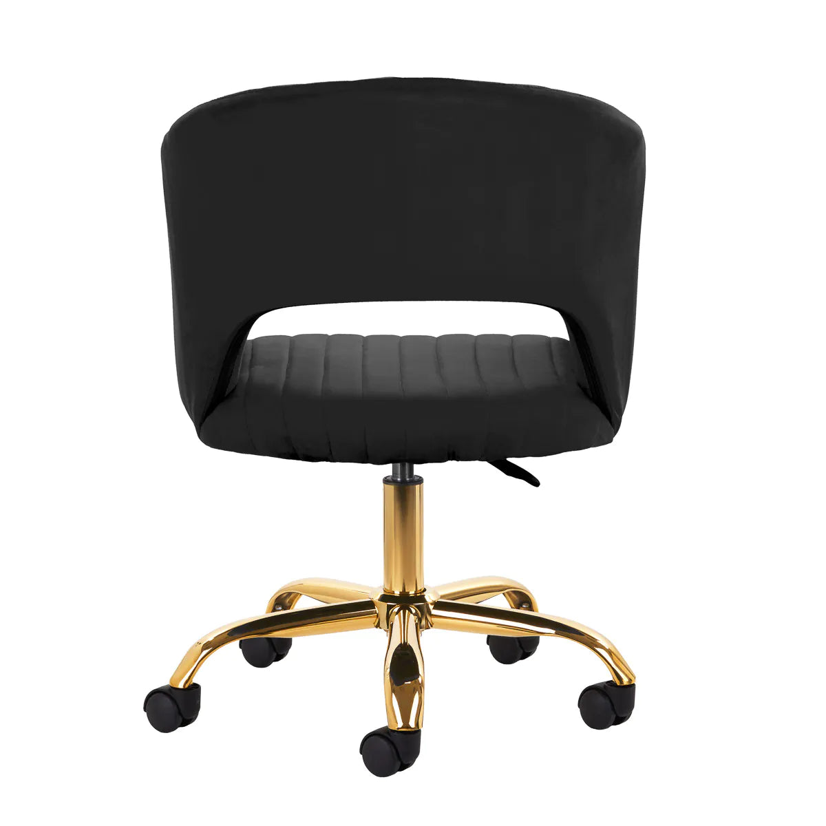 Hydraulic chair with backrest