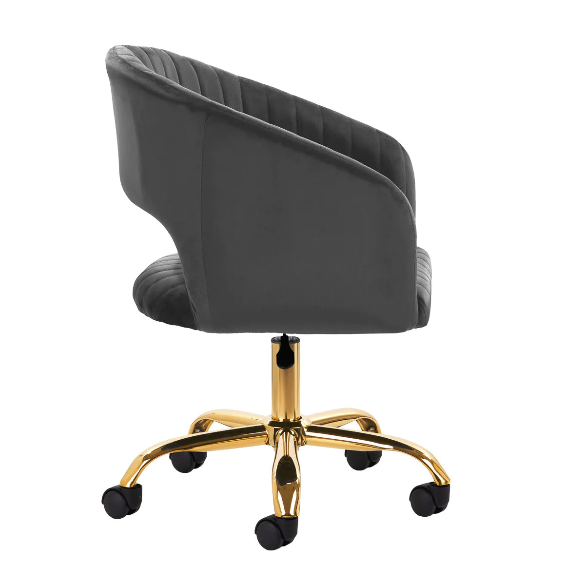 Hydraulic chair with backrest