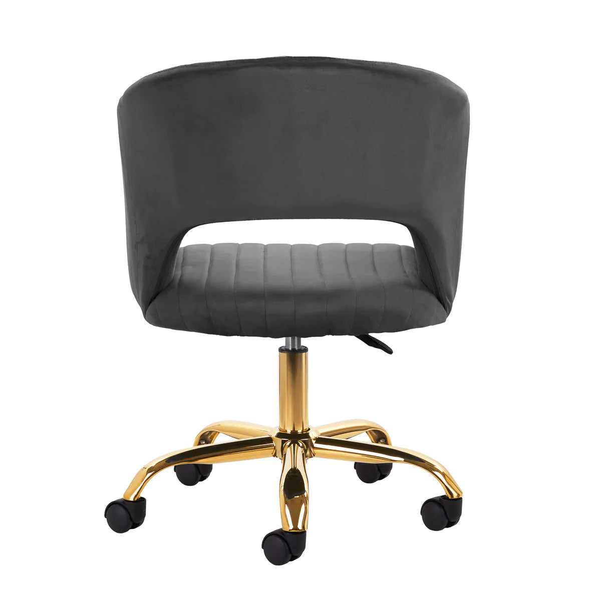 Hydraulic chair with backrest