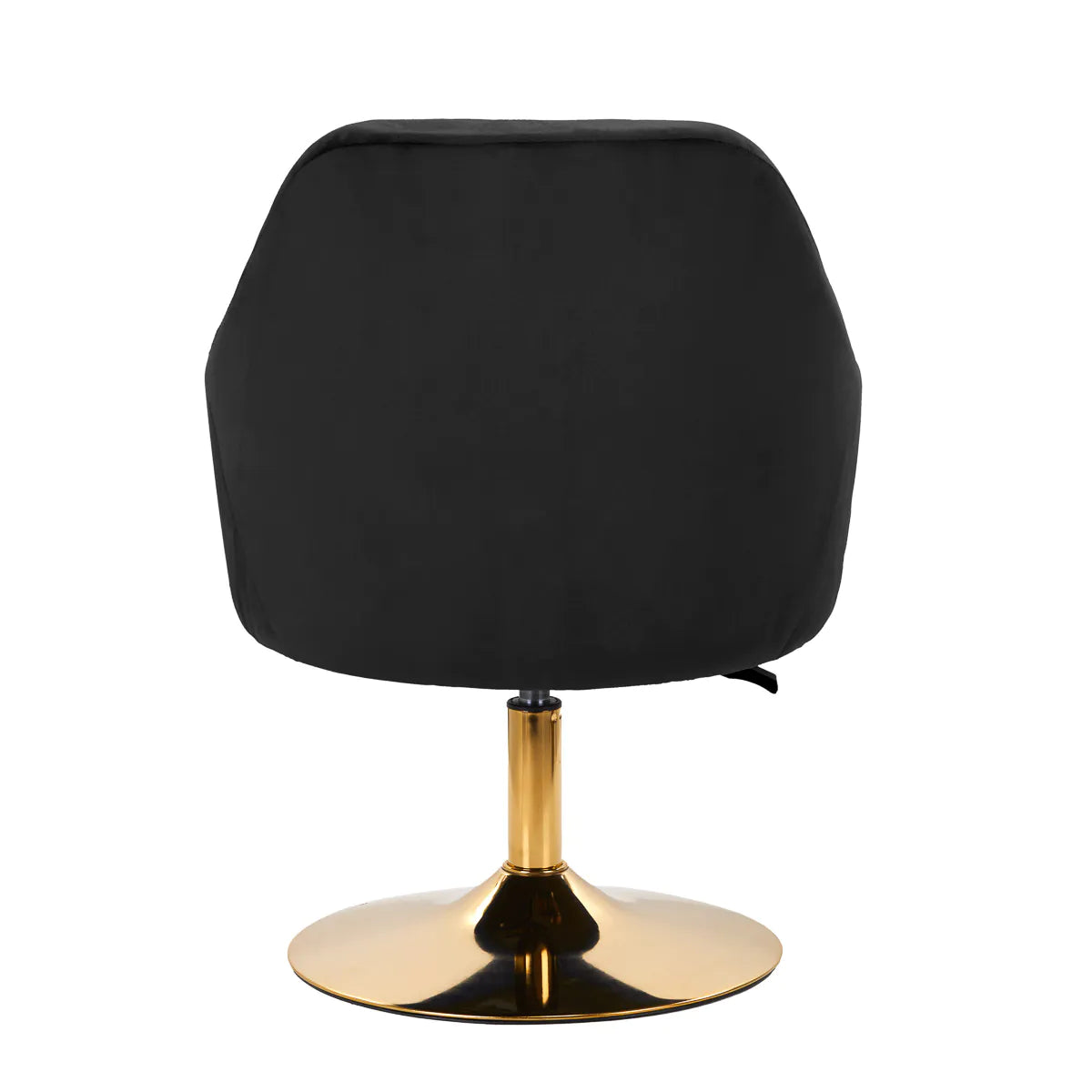 Hydraulic velvet chair with backrest
