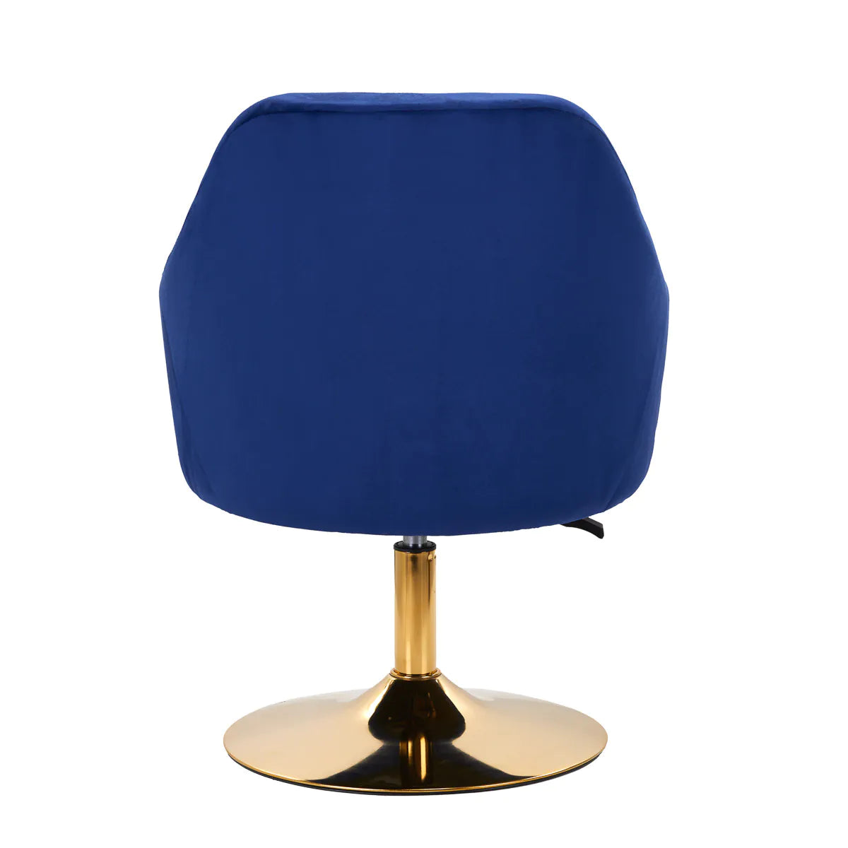 Hydraulic velvet chair with backrest