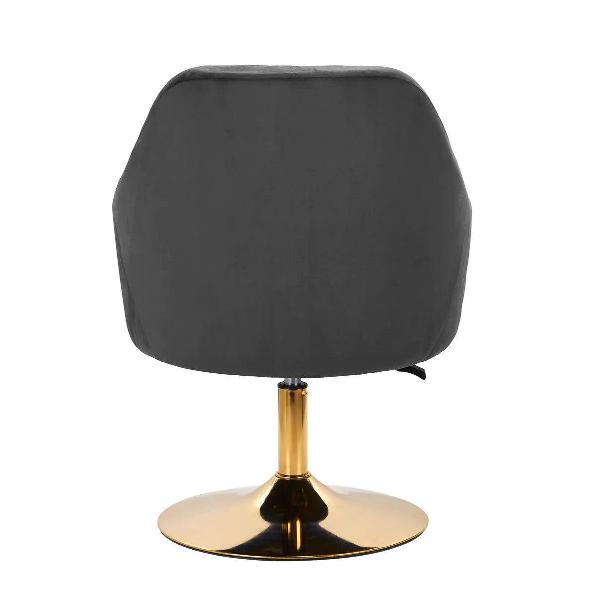 Hydraulic velvet chair with backrest
