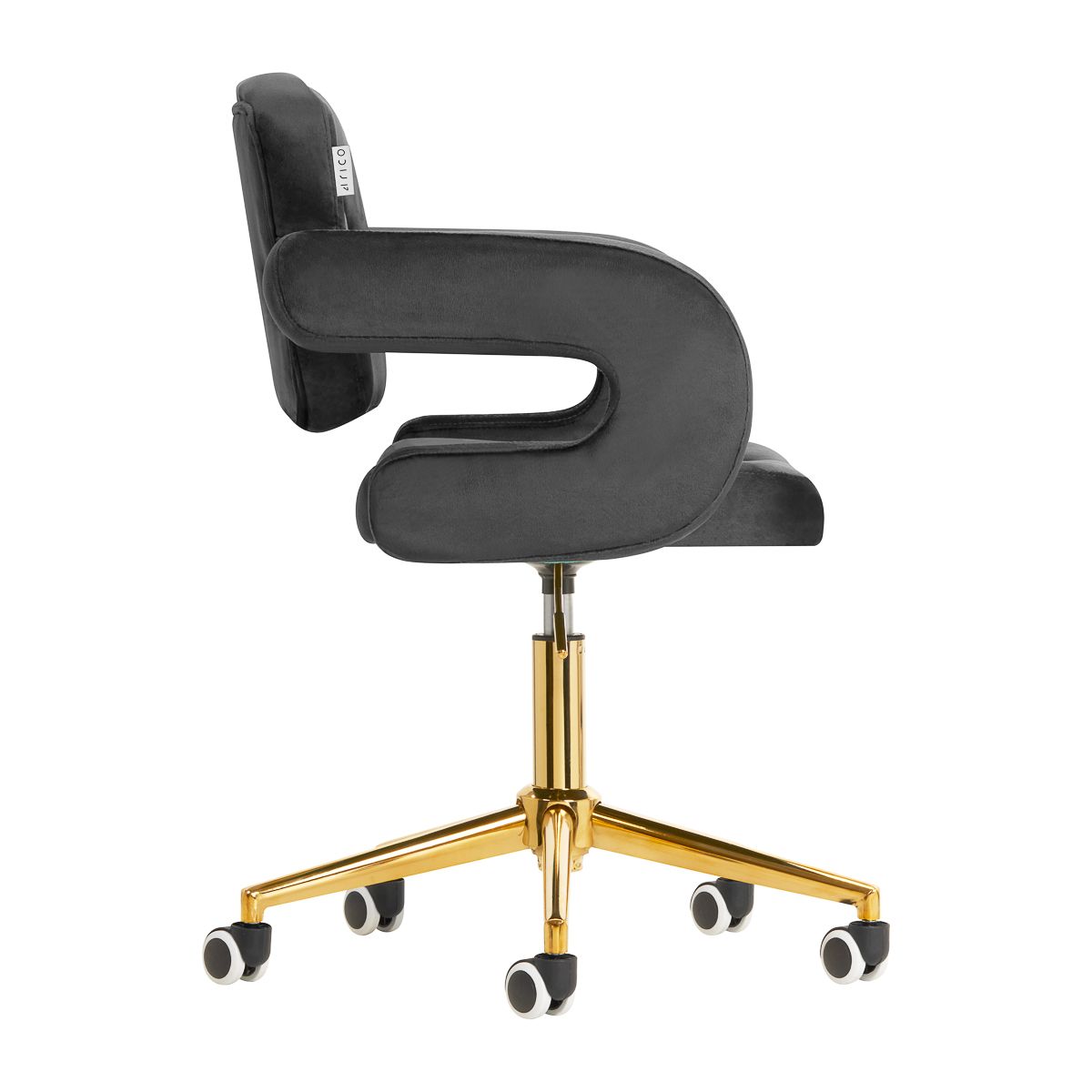 Hydraulic velvet chair