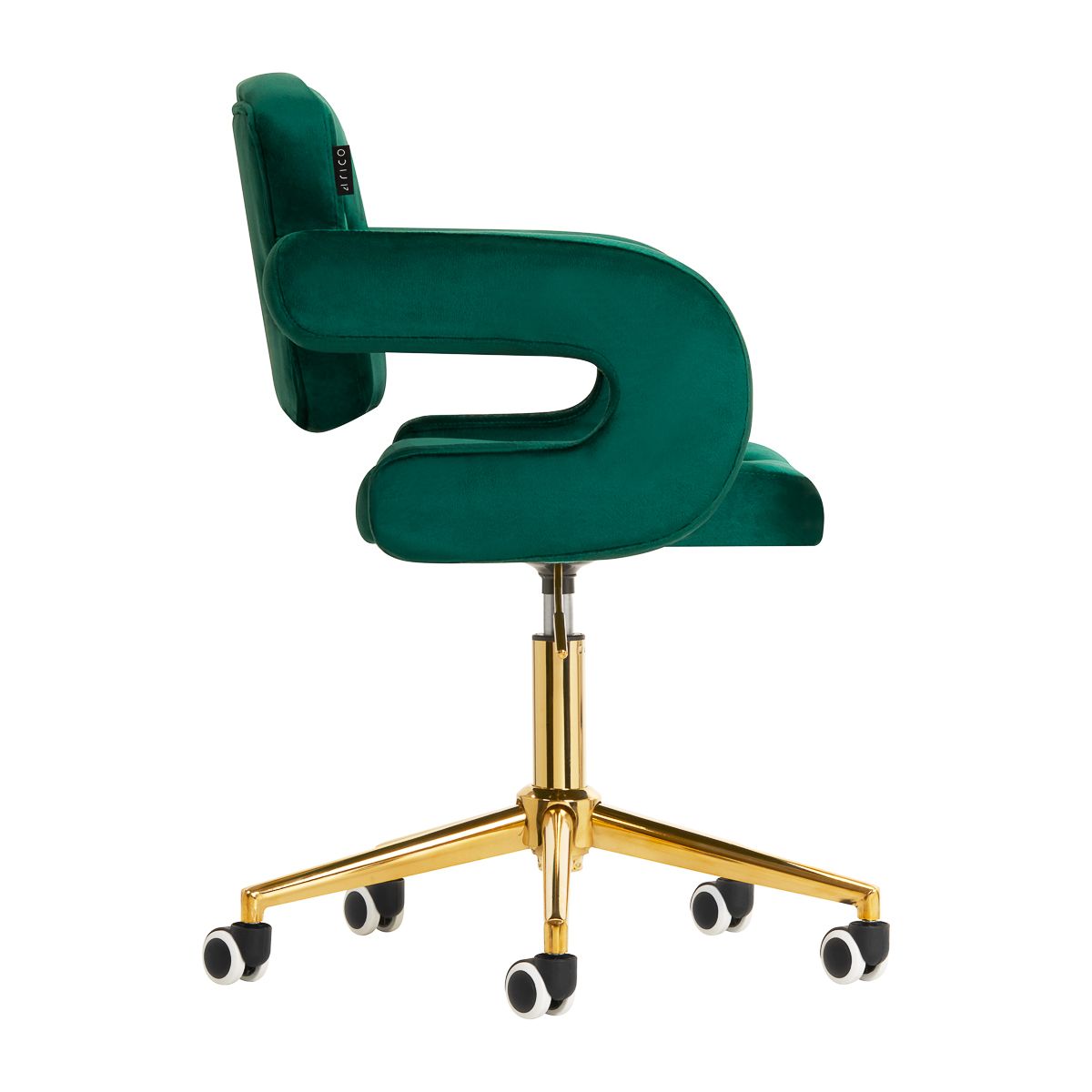 Hydraulic velvet chair