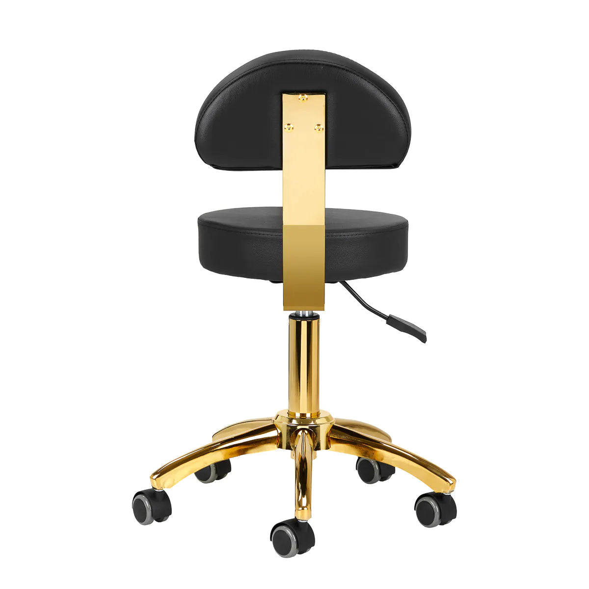 Hydraulic chair with backrest