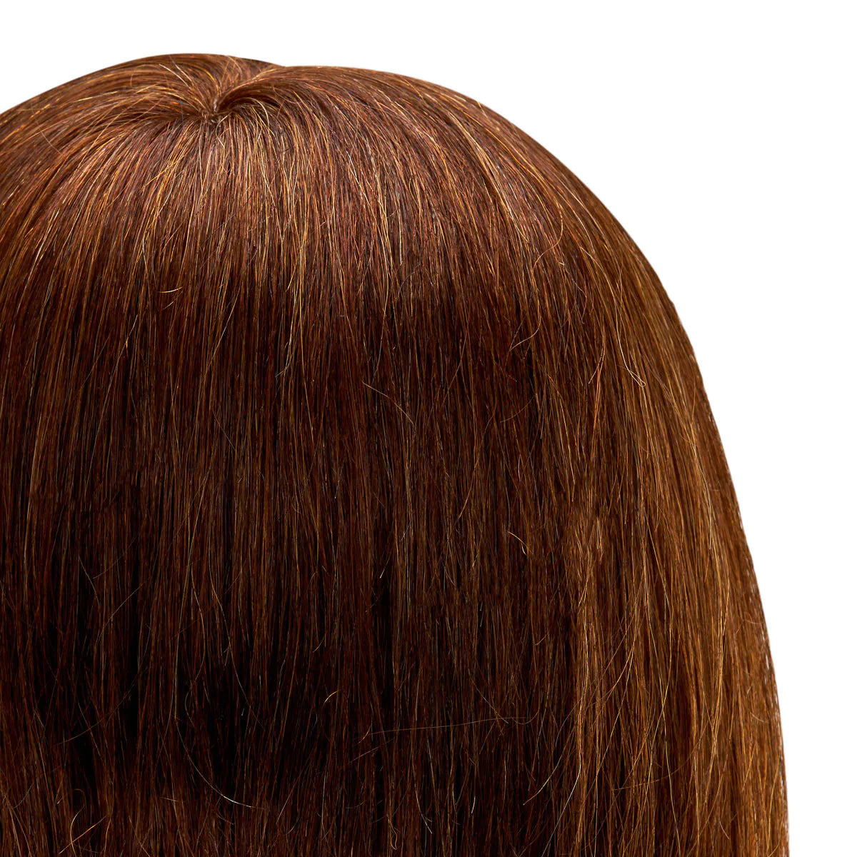 Gabbiano WZ1 hairdressing training head, natural hair, color 4#, length 20"