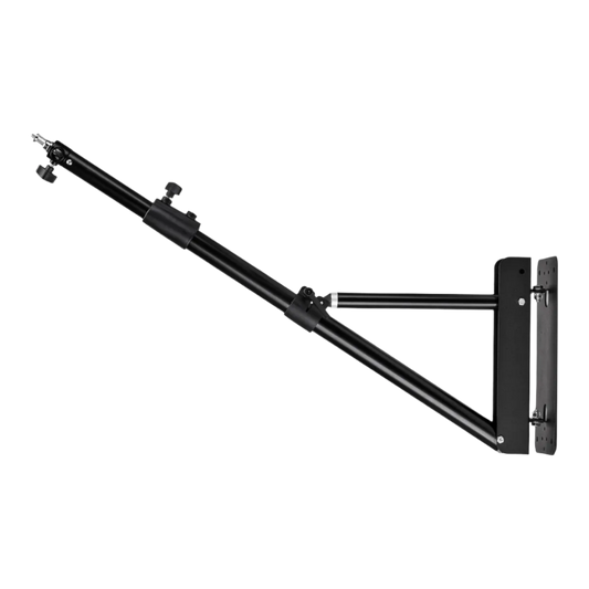 Soporte de pared para lámparas de aro