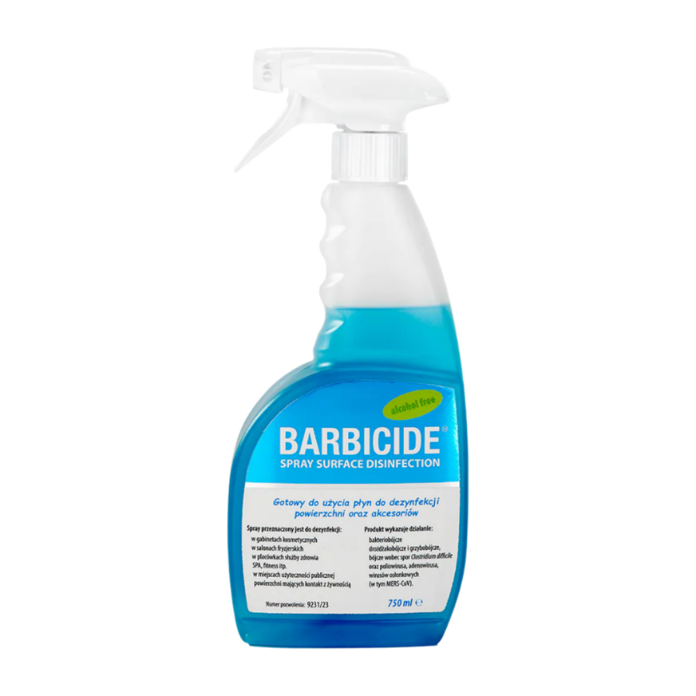 Spray Desinfectante Listo para Uso Inmediato – Protección Total para Superficies en Centros de Estética y Belleza 750 ml