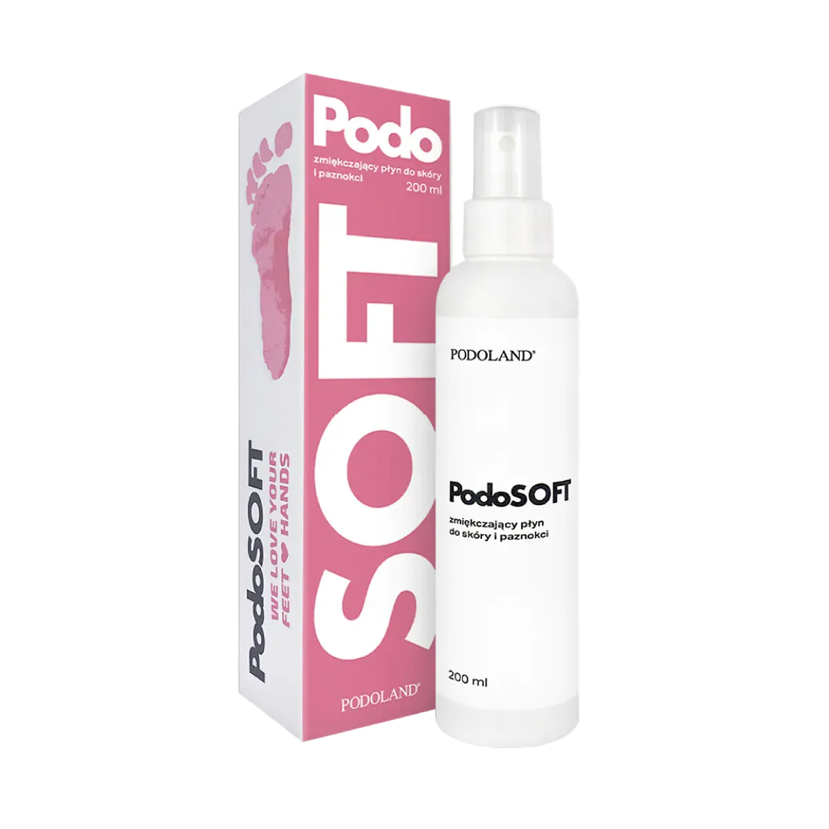 Loción emoliente para piel y uñas PodoSoft 200 ml