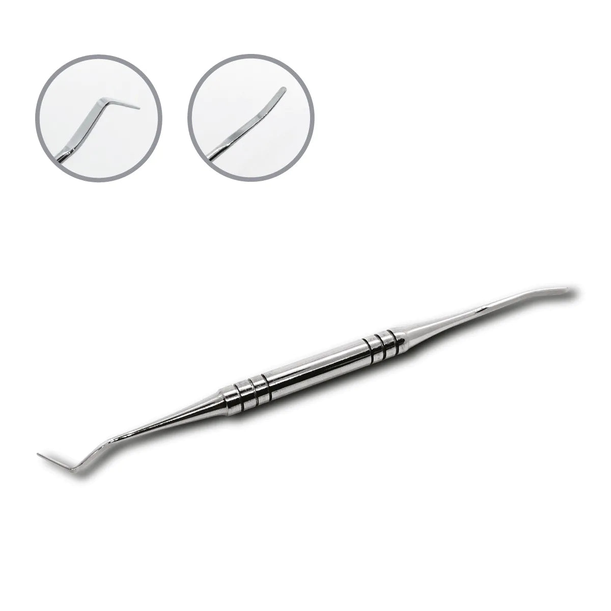 Professional podiatry set - nail clippers, applicator and buffer