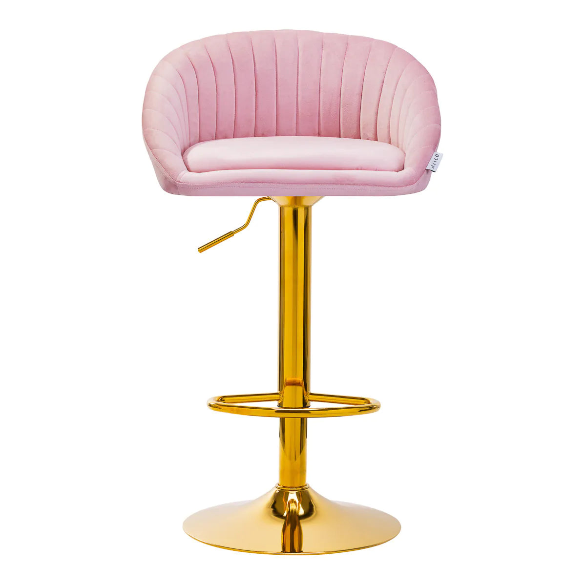 Velvet high stool