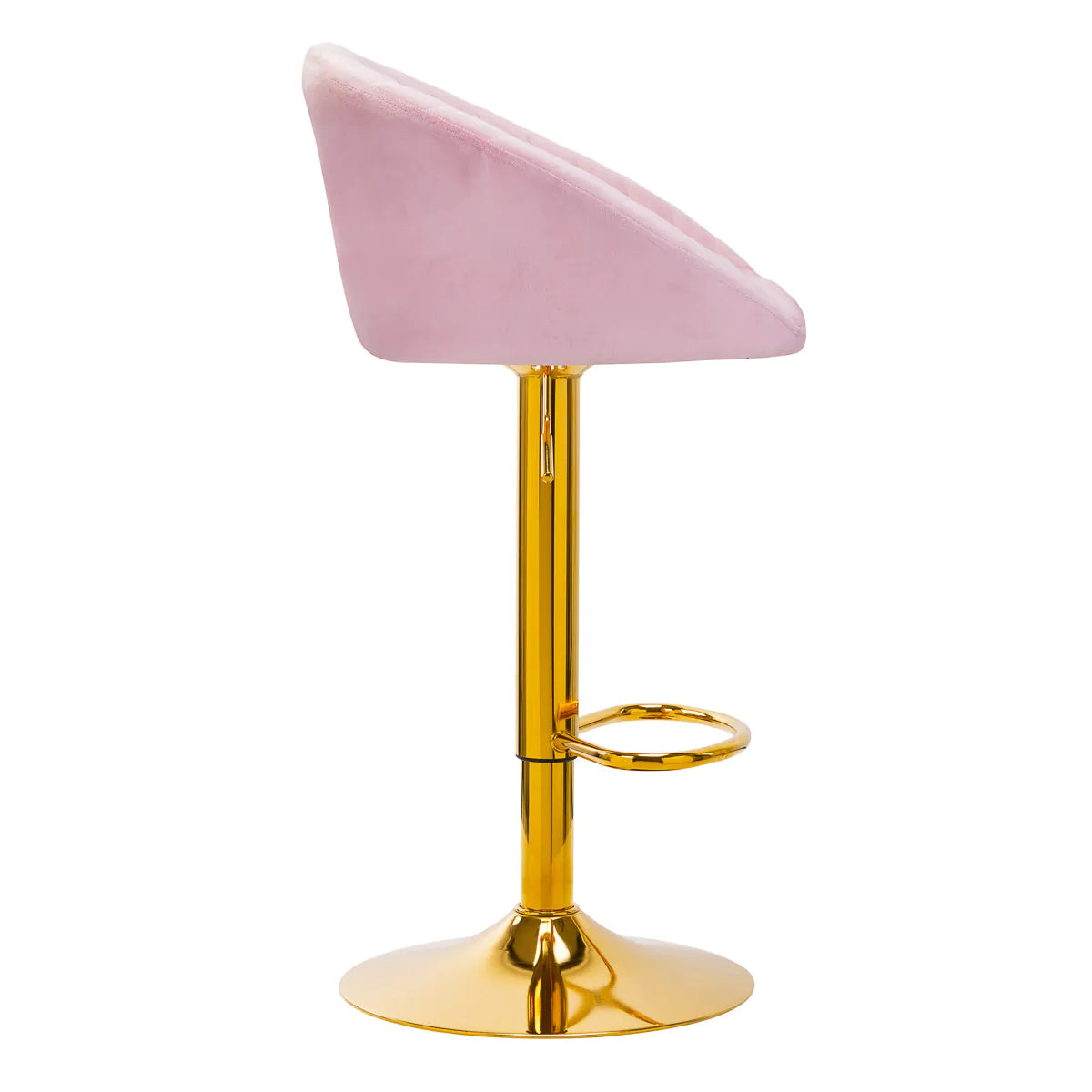 Velvet high stool