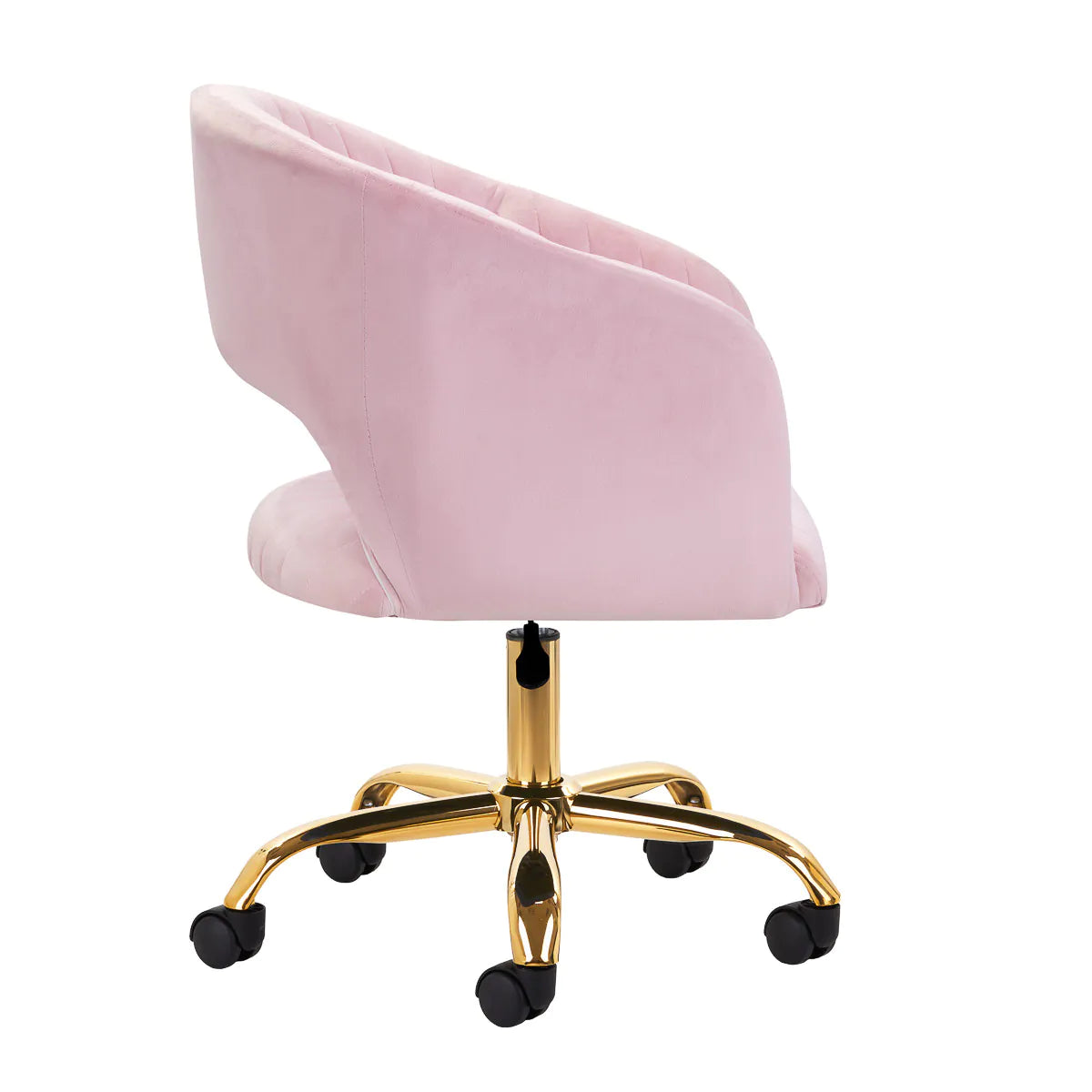 Hydraulic chair with backrest