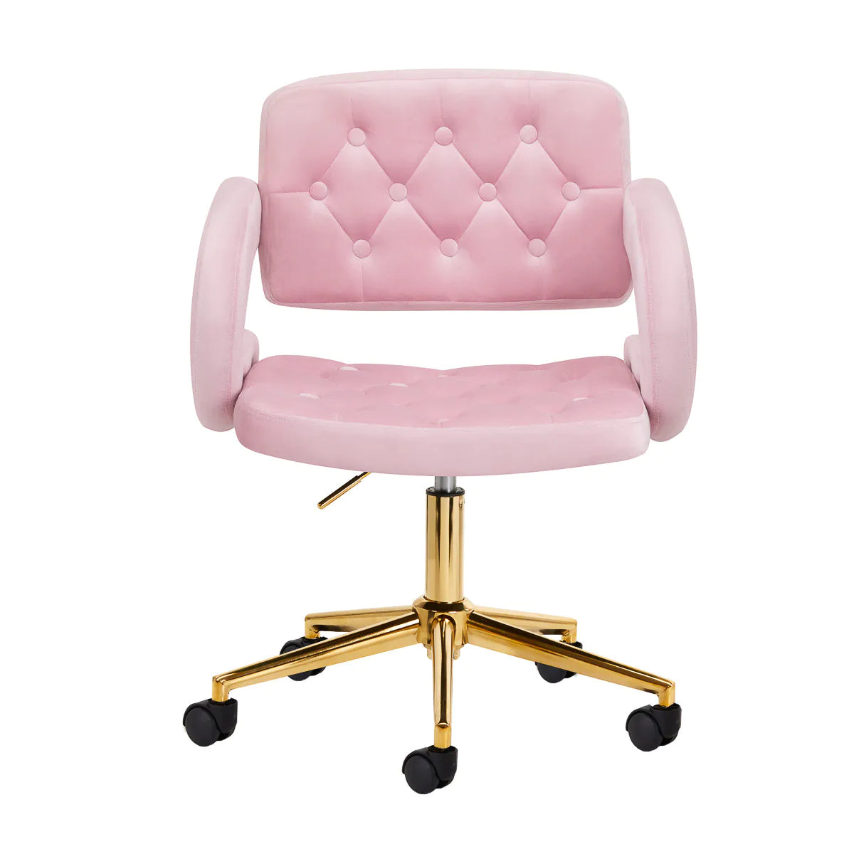 Hydraulic velvet chair