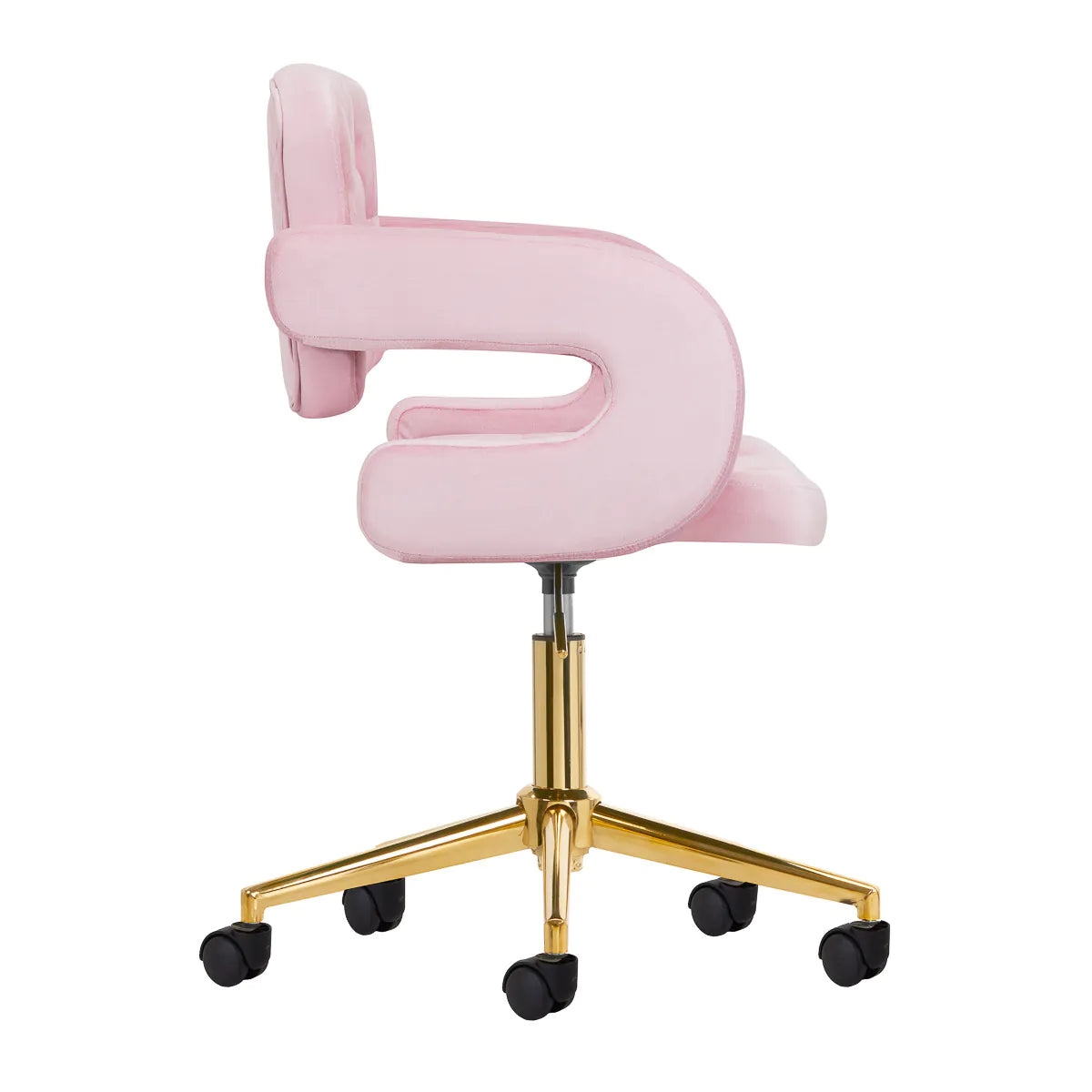 Hydraulic velvet chair