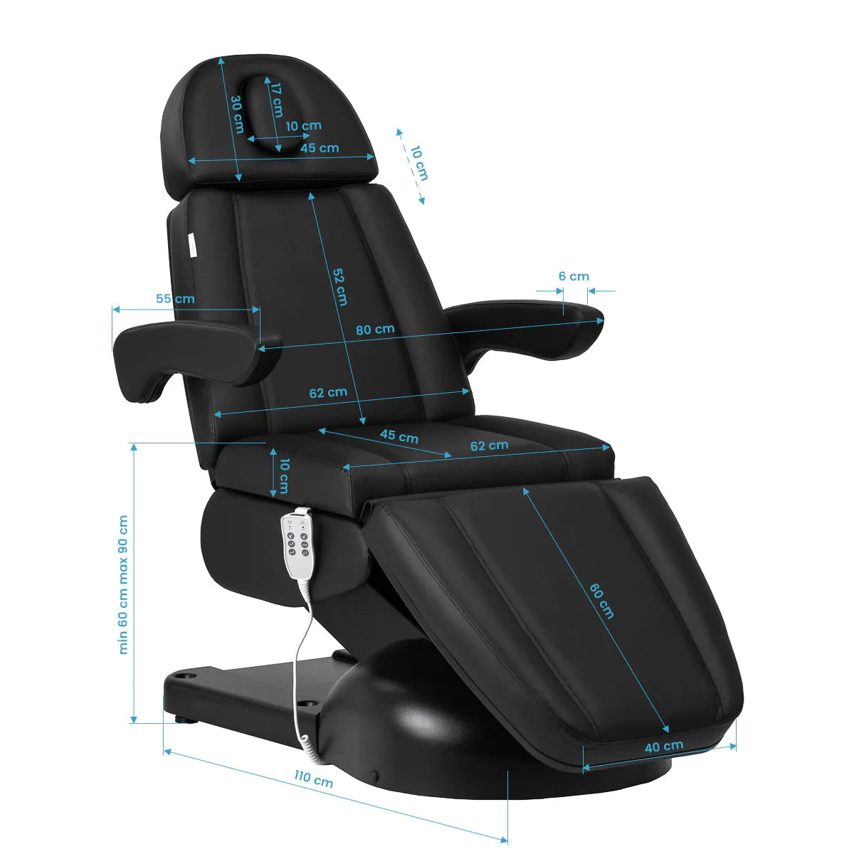 3-motor beauty chair