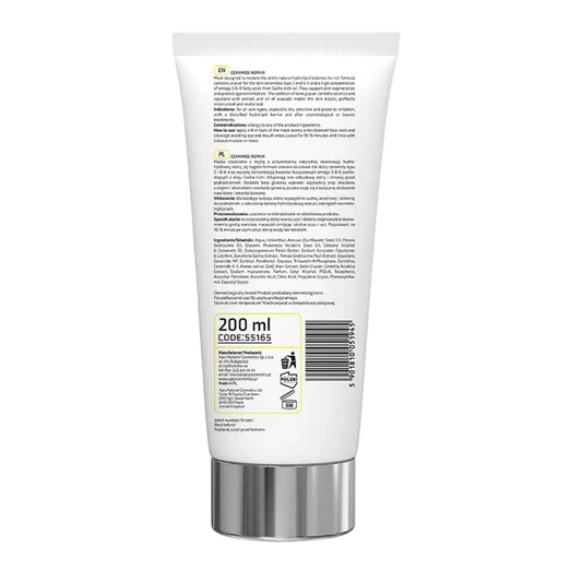 Mascarilla reconstructiva con ceramidas y beta glucano, 200 ml, Apis Natural Cosmetics