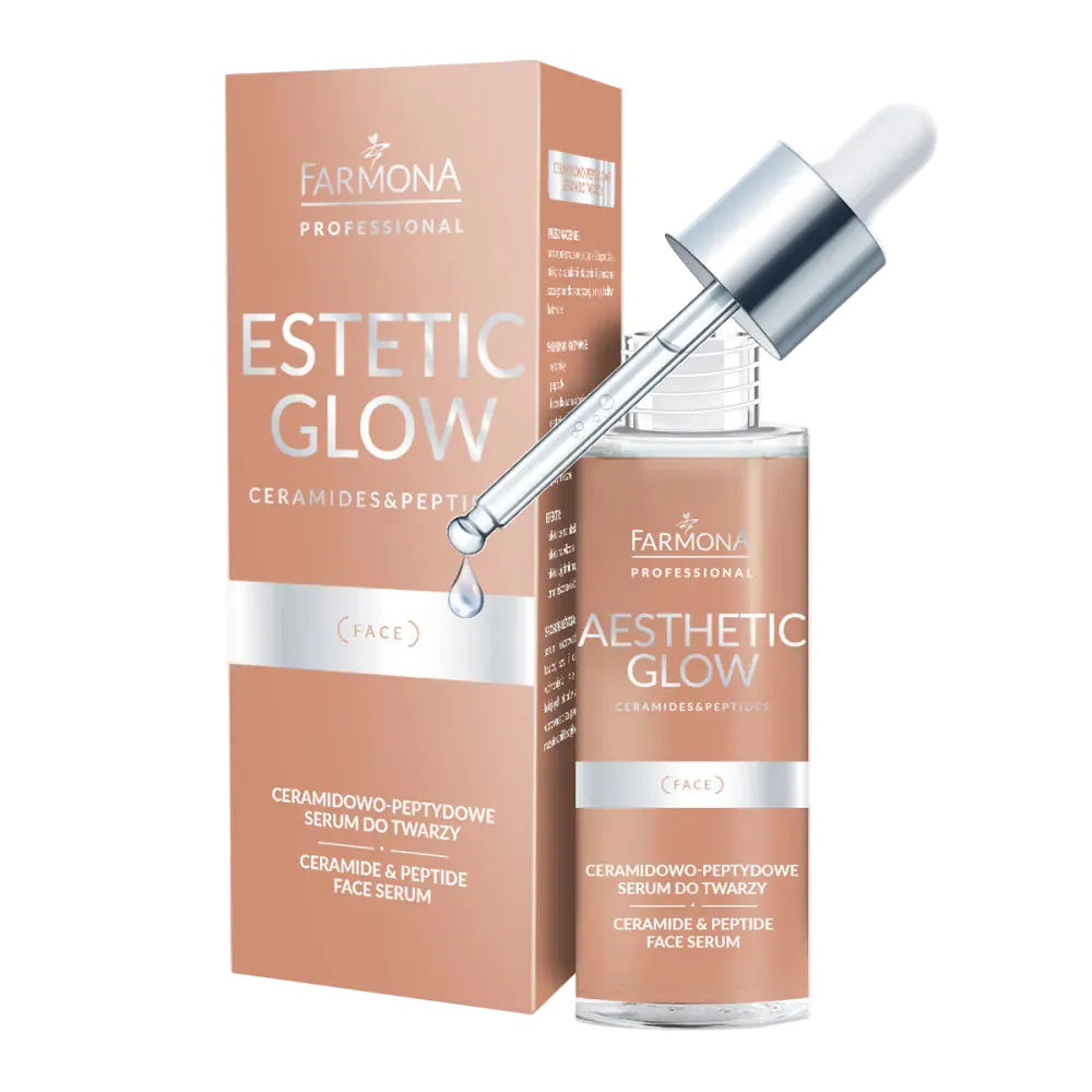 Sérum Facial de Ceramidas y Péptidos AESTHETIC GLOW 30 ml – Concentrado Iluminador y Antiedad
