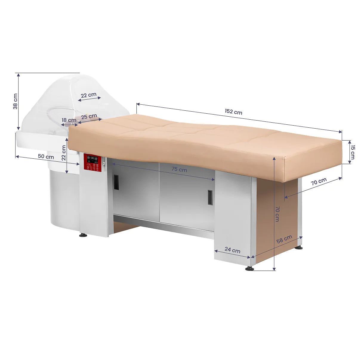 Lavacabezas para SPA capilar japonés