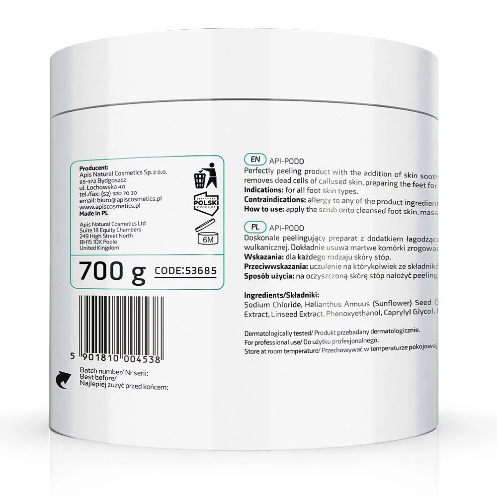 Dead Sea Salt Foot Scrub, 700g
