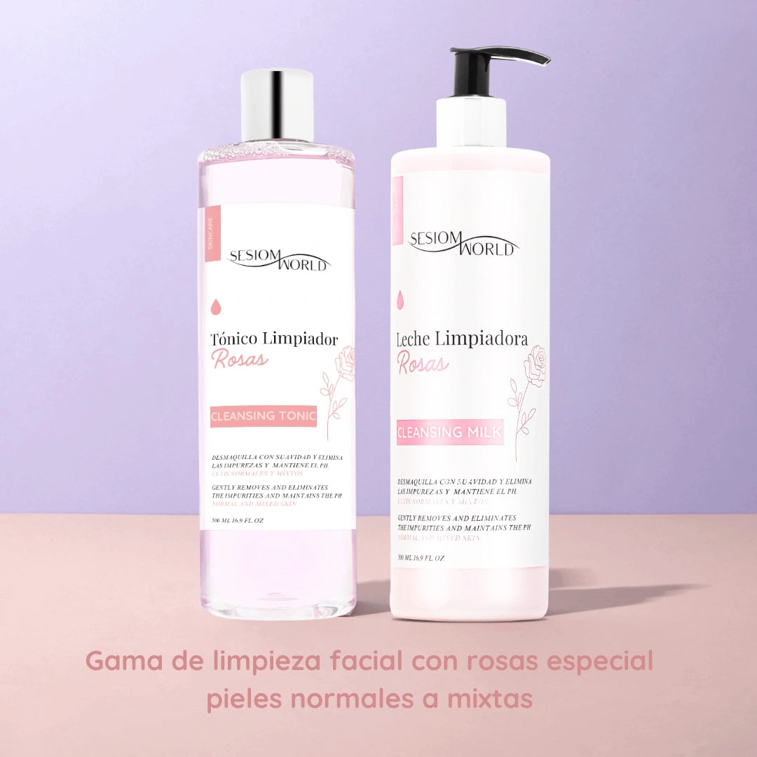 Tónico facial de rosas cutis normales y mixtos 500 ml