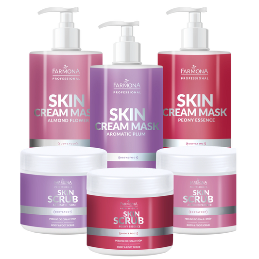 Plum extract body and foot mask, 500 ml