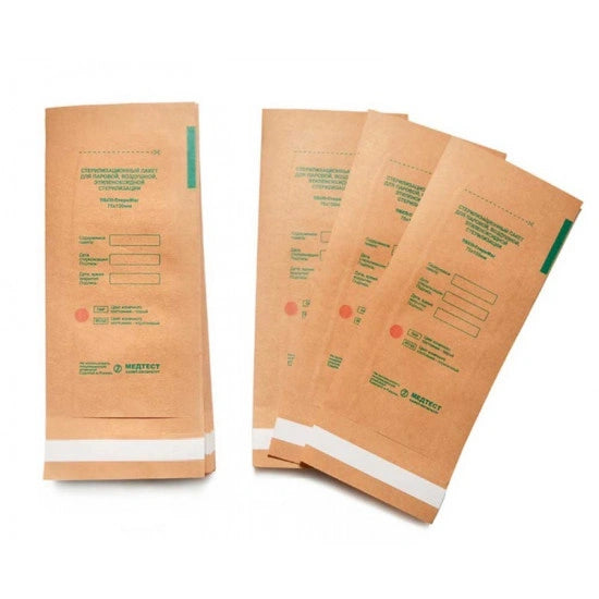 Bolsas kraft 100 * 200 mm, 100 uds