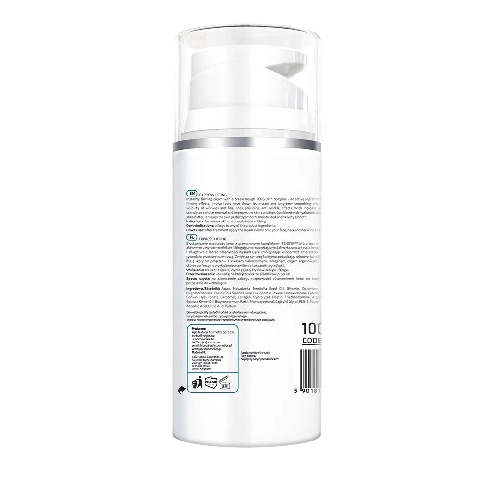 Apis Express Lifting Crema con Tens'Up™: Efecto Flash y Anti-Edad para Piel Madura
