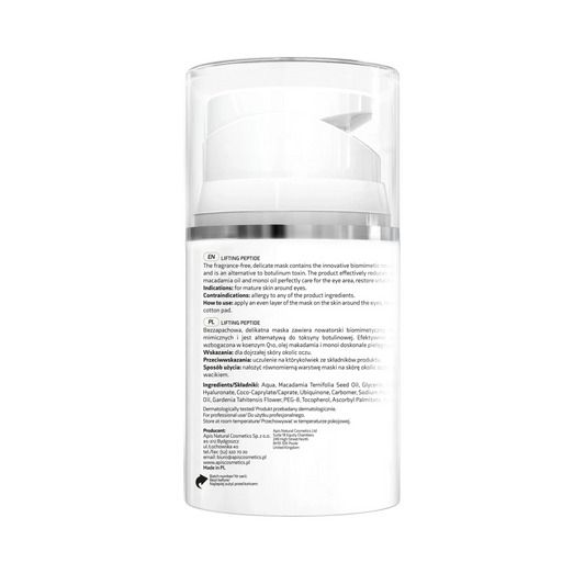 Apis Lifting Peptide Mascarilla para el Contorno de Ojos APIS con SNAP-8™: Efecto Botox-like, Elevación de Párpados y Reducción de Arrugas