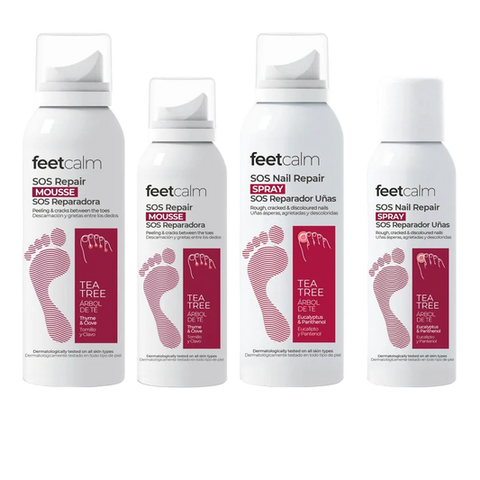 Pack Introducción Esencial FeetCalm SOS Repair Antifúngico + Material de Venta Gratis