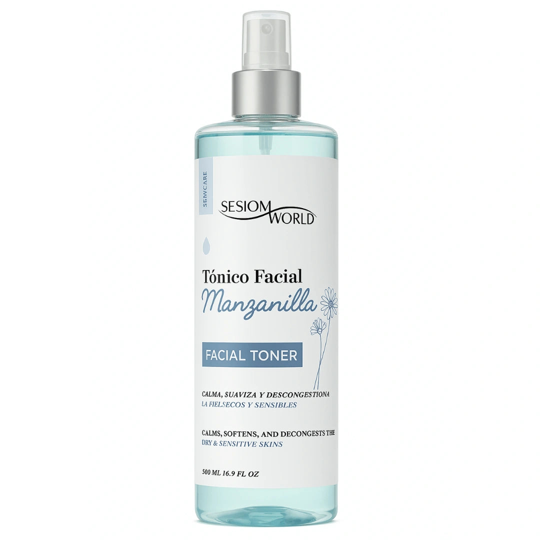 Tónico facial de manzanilla cutis sensibles y secos 500 ml