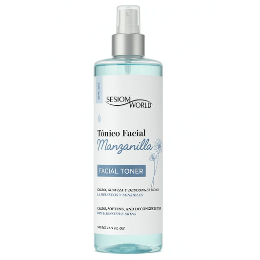 Tónico facial de manzanilla cutis sensibles y secos 500 ml