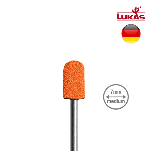 Lukas SK PODO capuchones abrasivos medianos 7 mm, grano 150, 10 uds.