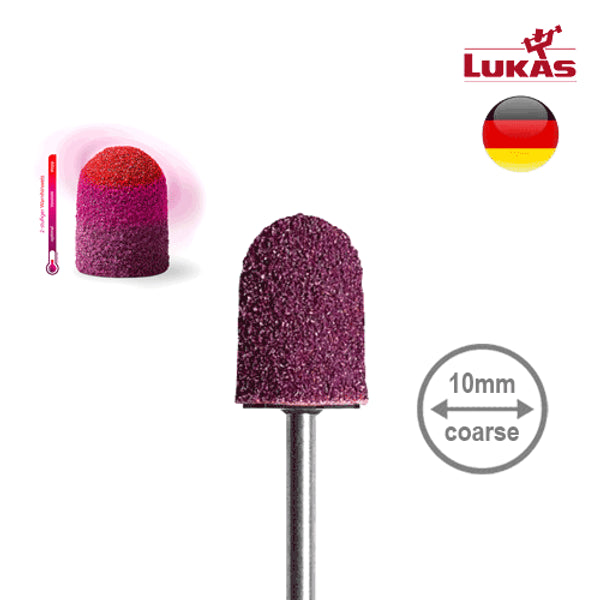 Lukas SK THERMO capuchones abrasivos gruesos 10 mm, grano 80, 10 uds.