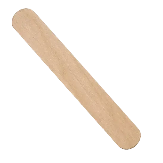 Depresores de Madera Pollié (Pack 100 Uds.): Espátulas para Cera, Bordes Pulidos y Máxima Seguridad en Depilación