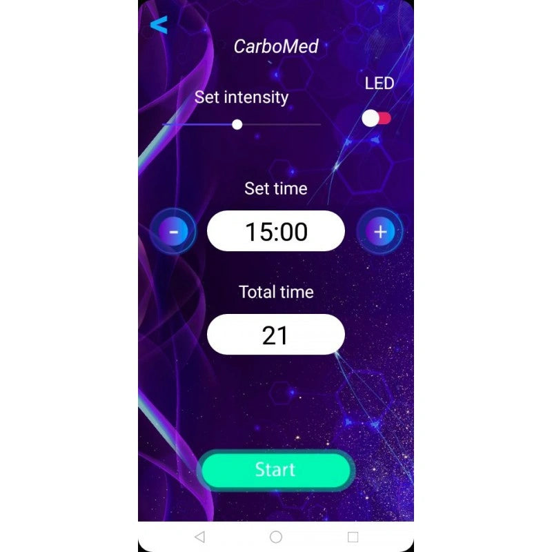 Máquina de carboxiterapia CarboMED Bluetooth portátil