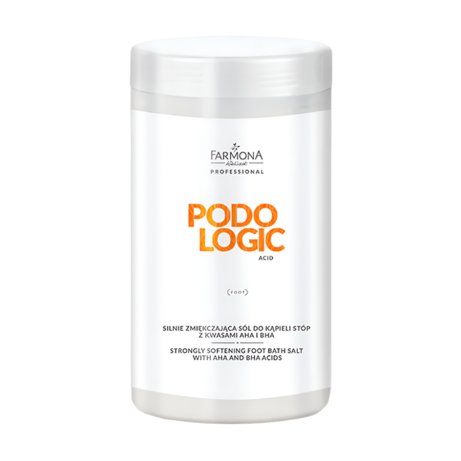 Sal de baño para pies suavizante con ácidos AHA y BHA 1500 g