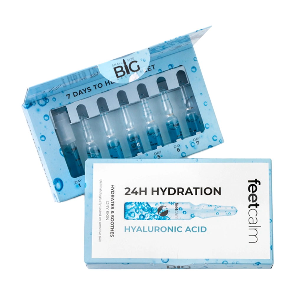 Ampolla 24H hydración concentrate con ácido hialurónico7 * 2 ml FeetCalm