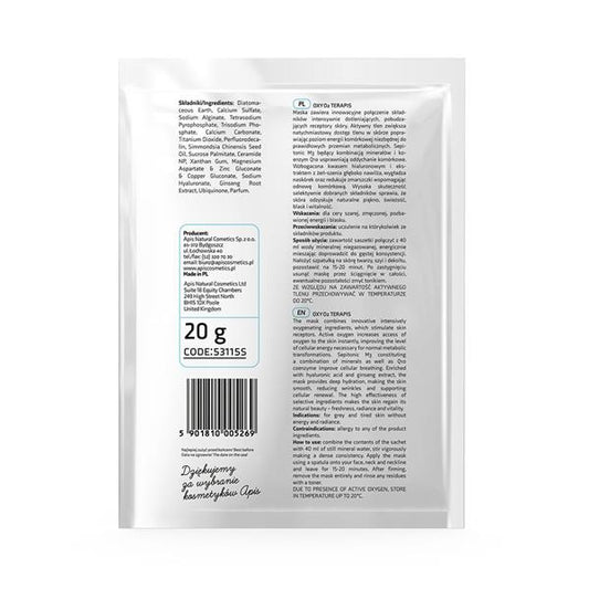 Mascarilla oxigenante de algas 20 g
