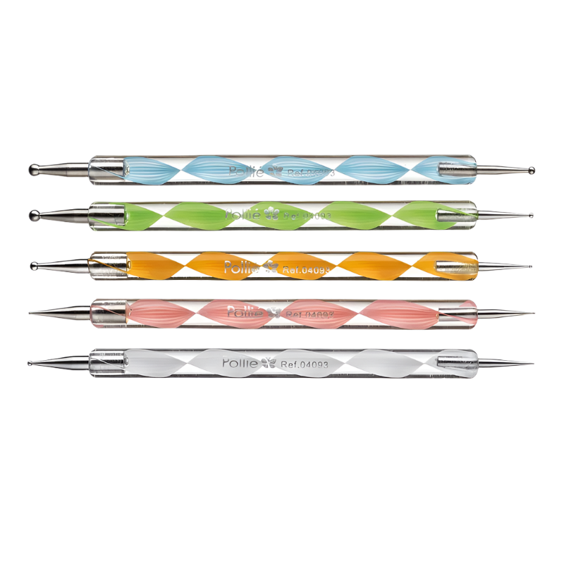 Kit 5 punzones decoración uñas