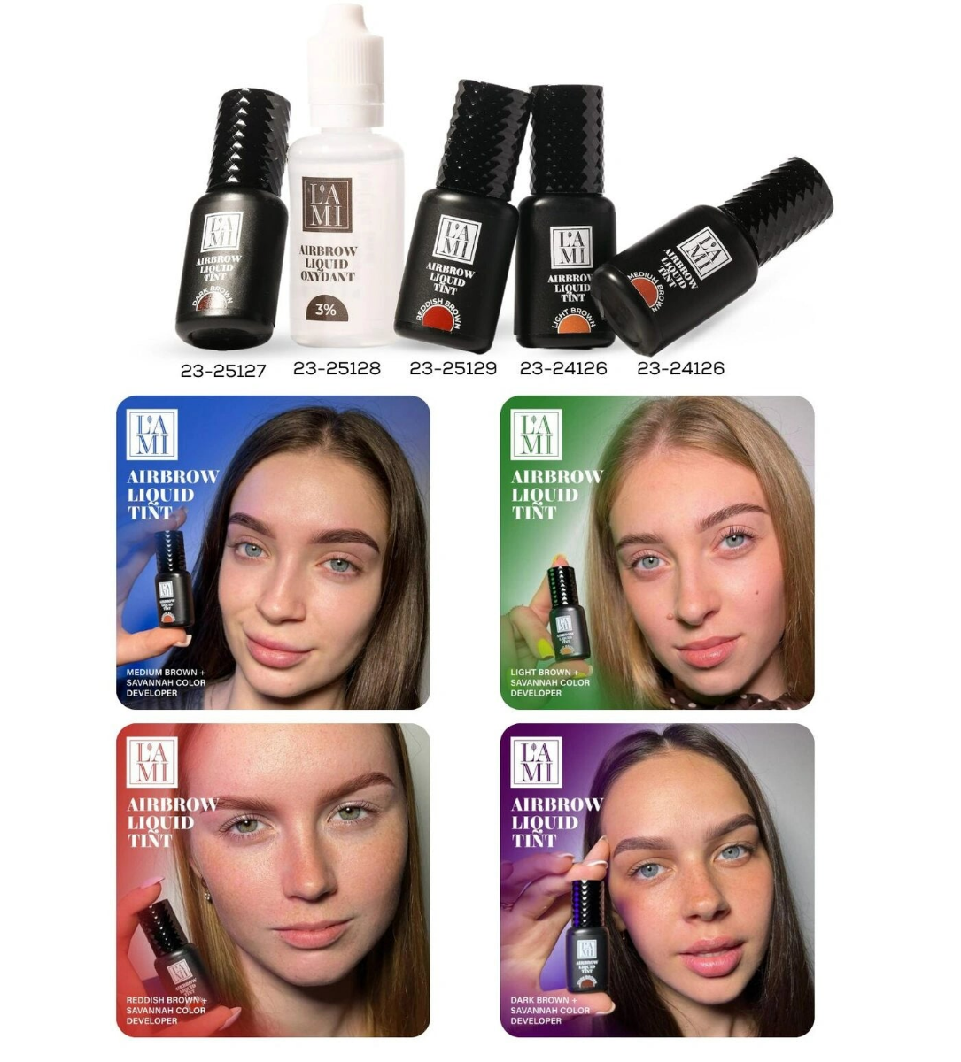 Tinte líquido cejas y pestañas 8 ml