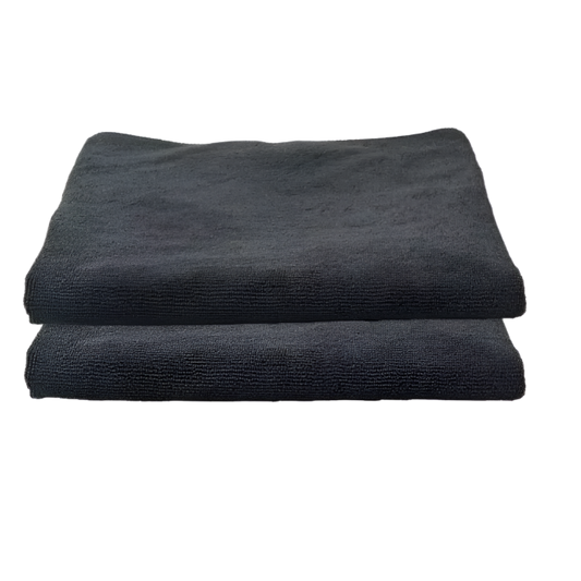 Toalla Técnica de Microfibra Ultrafina – Compacta, Absorbente y Higiénica, negro, 40 * 80 cm
