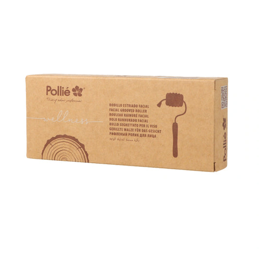 Rodillo estriado facial maderoterapia