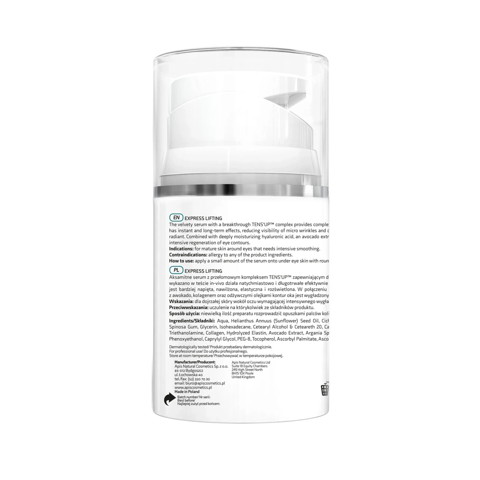 Apis Express Lifting Sérum Ultra-Tensor con Tens’Up™: Efecto Lifting Inmediato, Firmeza Intensa y Reducción de Arrugas