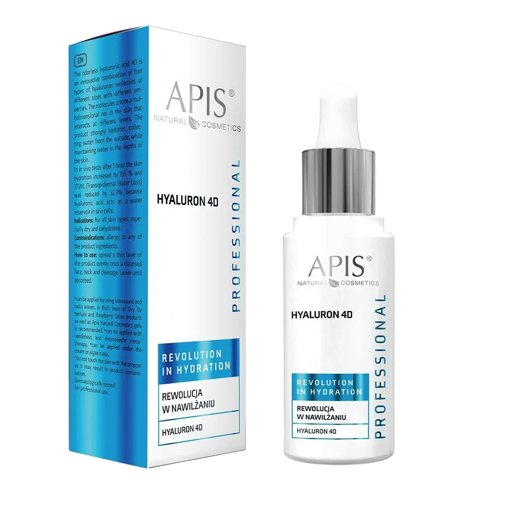Apis Revolution in Hydration Ácido Hialurónico 4D Sin Olor: Ultra-Hidratación Multinivel, Efecto Relleno y Máxima Tolerancia para Pieles Sensibles