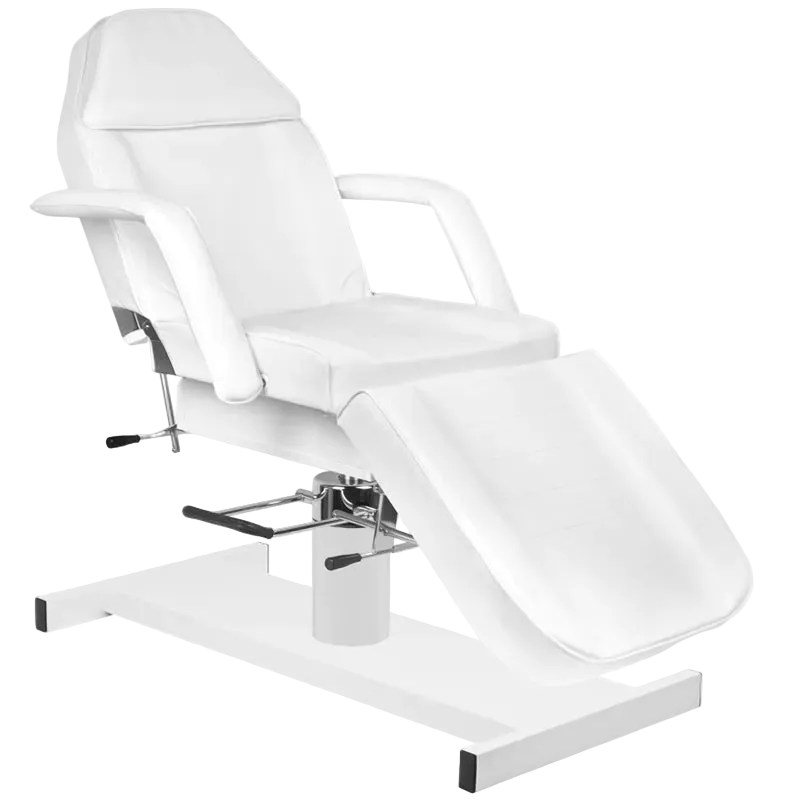 Camilla de estética hidráulica de estética A-210, blanco